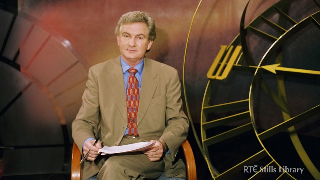 Michael Ryan on the set of 'Nationwide'