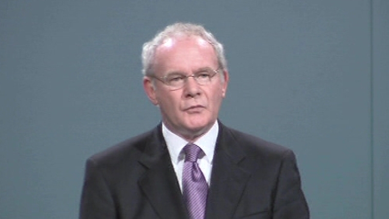 Martin McGuinness said all sides had been hurt by the conflict