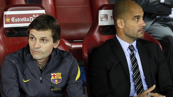 Tito Vilanova slips into the hotseat vacated by Pep Guardiola at the Nou Camp