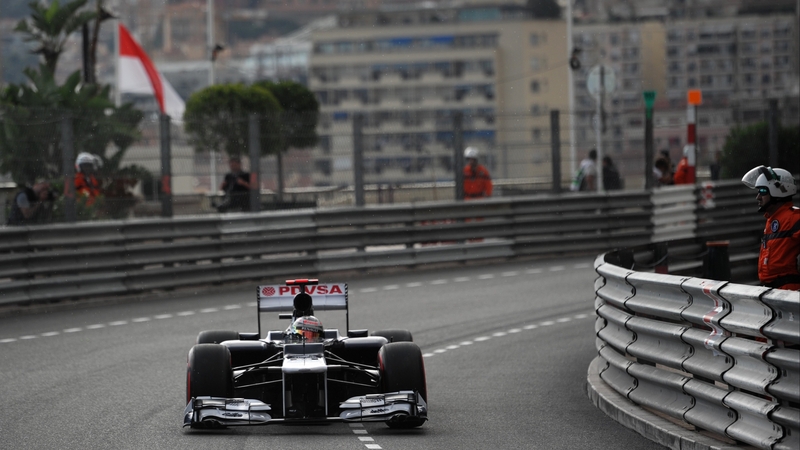 "Maldonado is crazy," Sergio Perez told his Sauber team after being cut off by the Venezuelan during final practice in Monaco