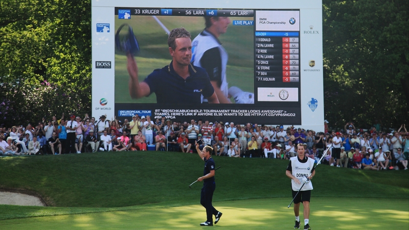 Luke Donald moved back to the top of the world rankings when securing back-to-back victories in the BMW PGA Championship