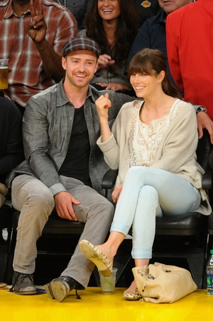 Justin Timberlake and Jessica Biel