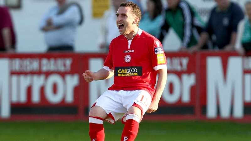 Barry Clancy had given Shelbourne the lead