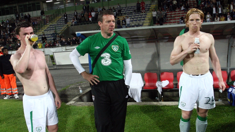 Paul McShane (r) has mixed feelings after gaining a squad place at the expense of Kevin Foley (l)