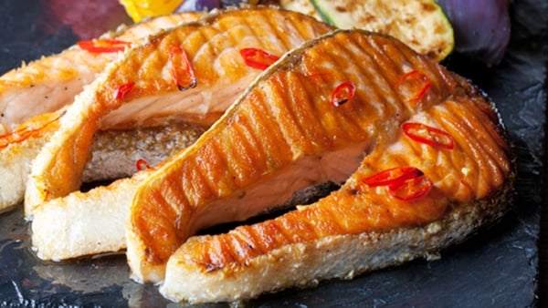 Guinness BBQ Salmon Steaks