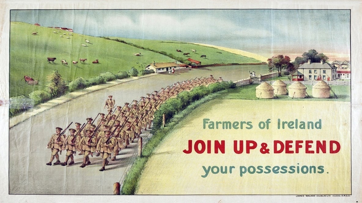 Recruiting Poster 1914 
Courtesy the National Library EPH_WAR_1914_18_9