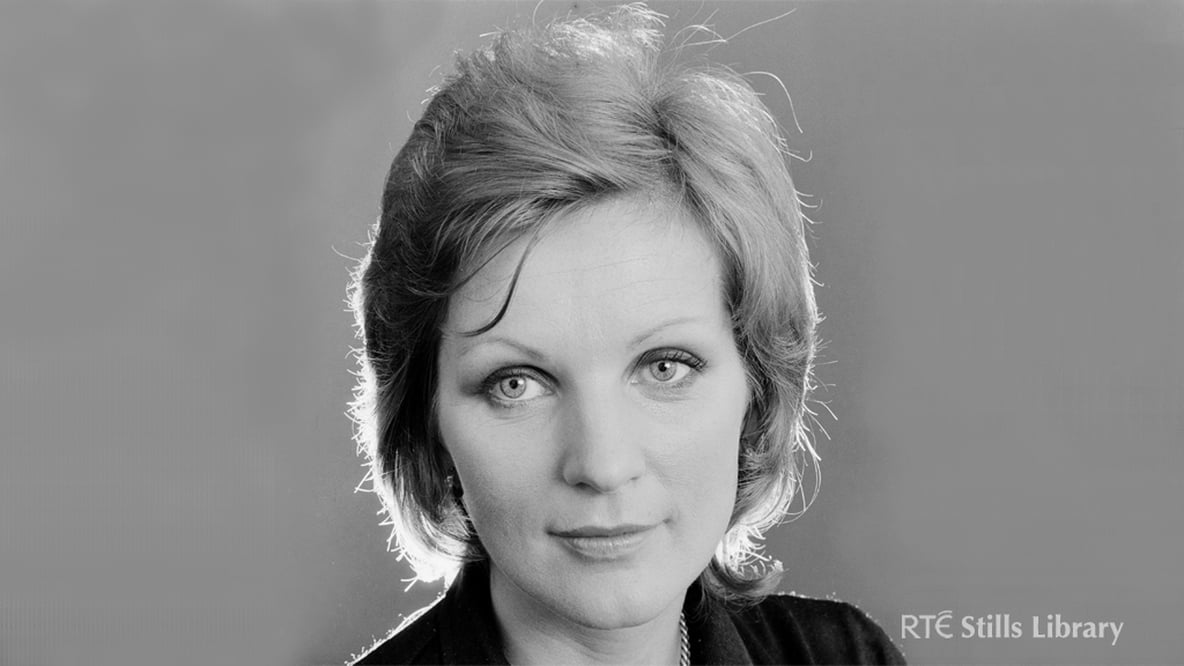 Continuity announcer Geraldine McInerney (1974) 
© RTÉ Stills Library 2178/009