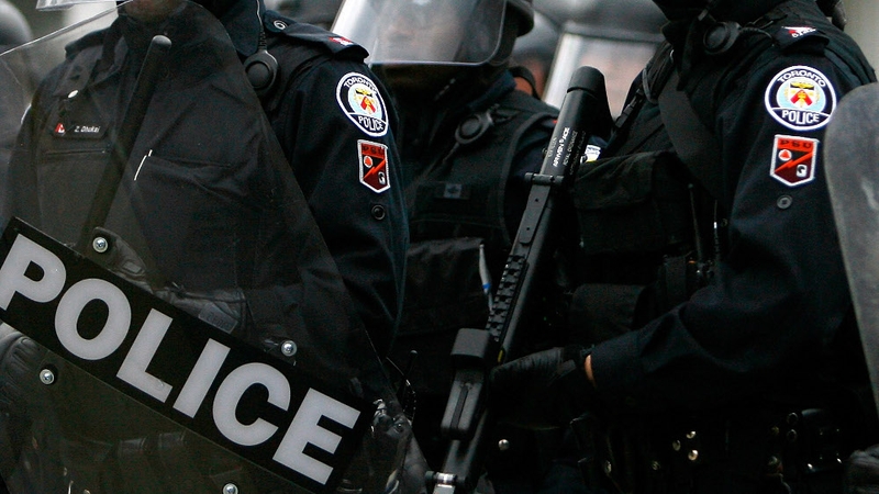 Eaton Centre was quickly surrounded by police after the attack