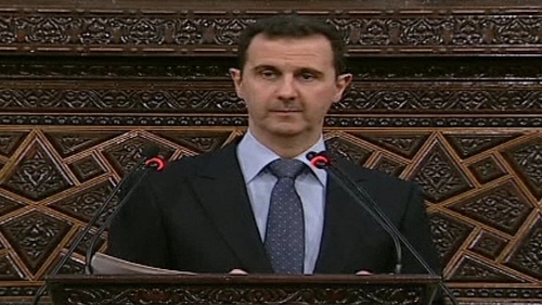 Bashar al-Assad repeated pledge to crackdown on opponents