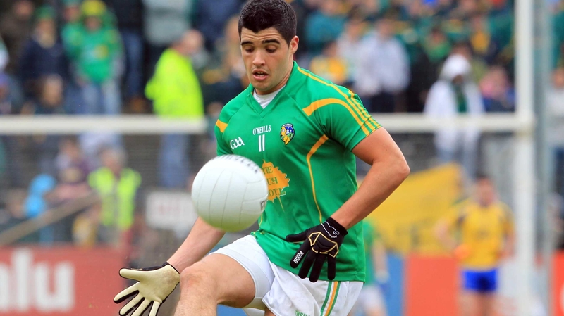 Emlyn Mulligan carries Leitrim's main scoring threat
