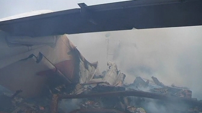 Emergency personnel in Lagos say it is unlikely that anyone survived the crash