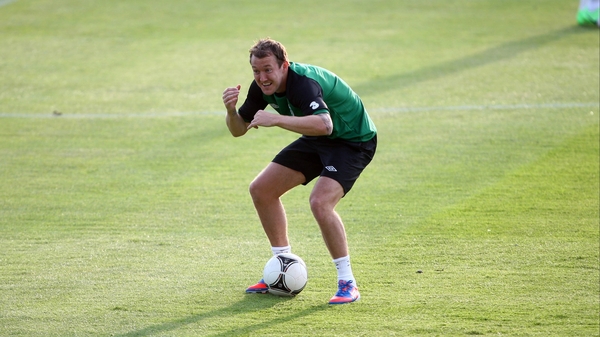 Aiden McGeady and the rest of the Ireland squad can look forward to a well-deserved day off on Wednesday