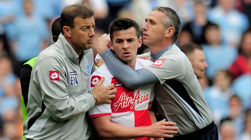 QPR footballer Joey Barton has been arrested