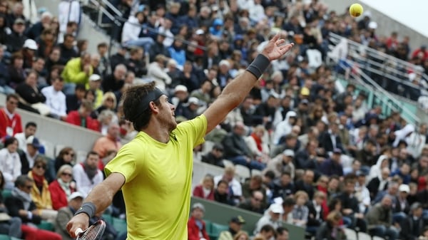 Juan Martin del Potro now faces Roger Federer