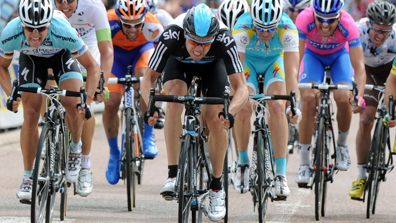 Edvald Boasson Hagen crossed the line first in La Clayette