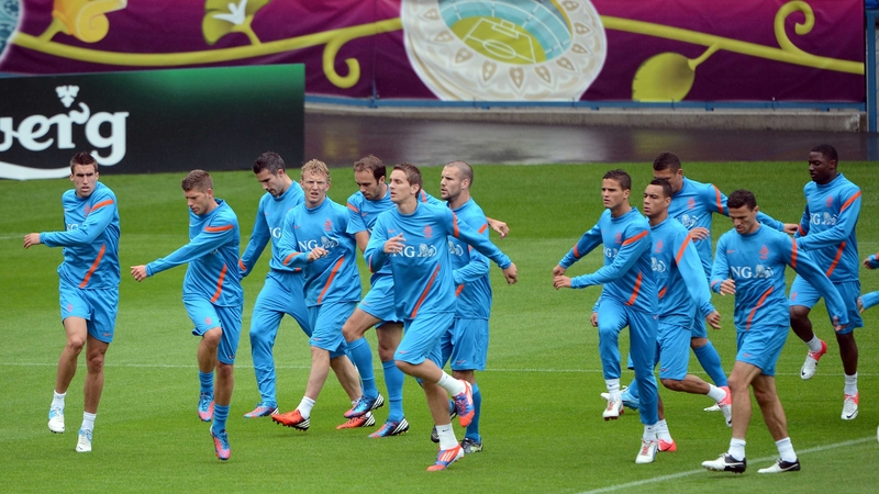 The Netherlands play Denmark tomorrow