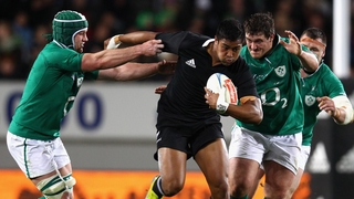 Julian Savea touched down three times on his debut for the All Blacks