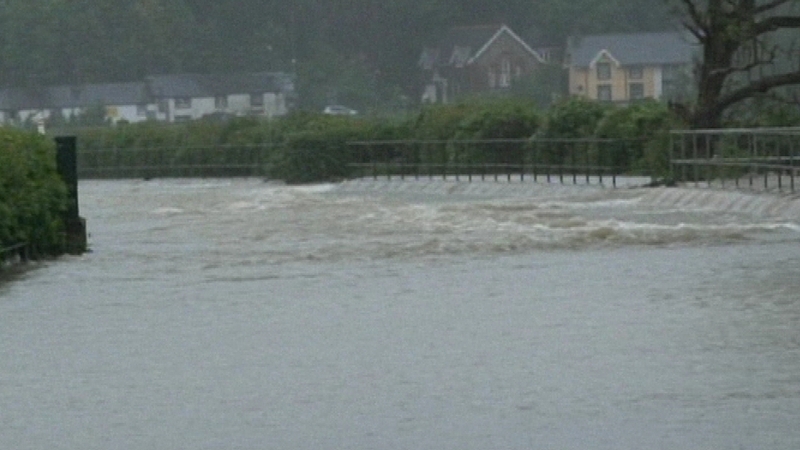 The River Leary burst its banks