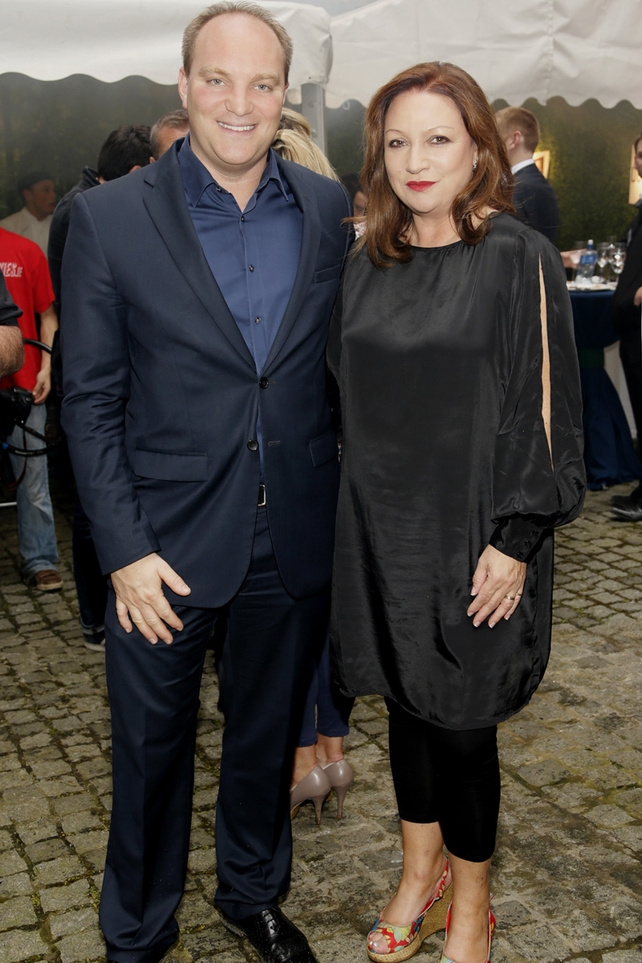 Jonathan Glenister and Norah Casey