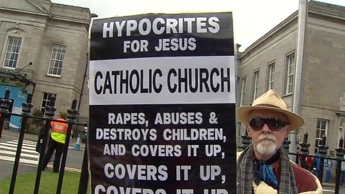 Protesters said it was inappropriate to hold the event in Ireland