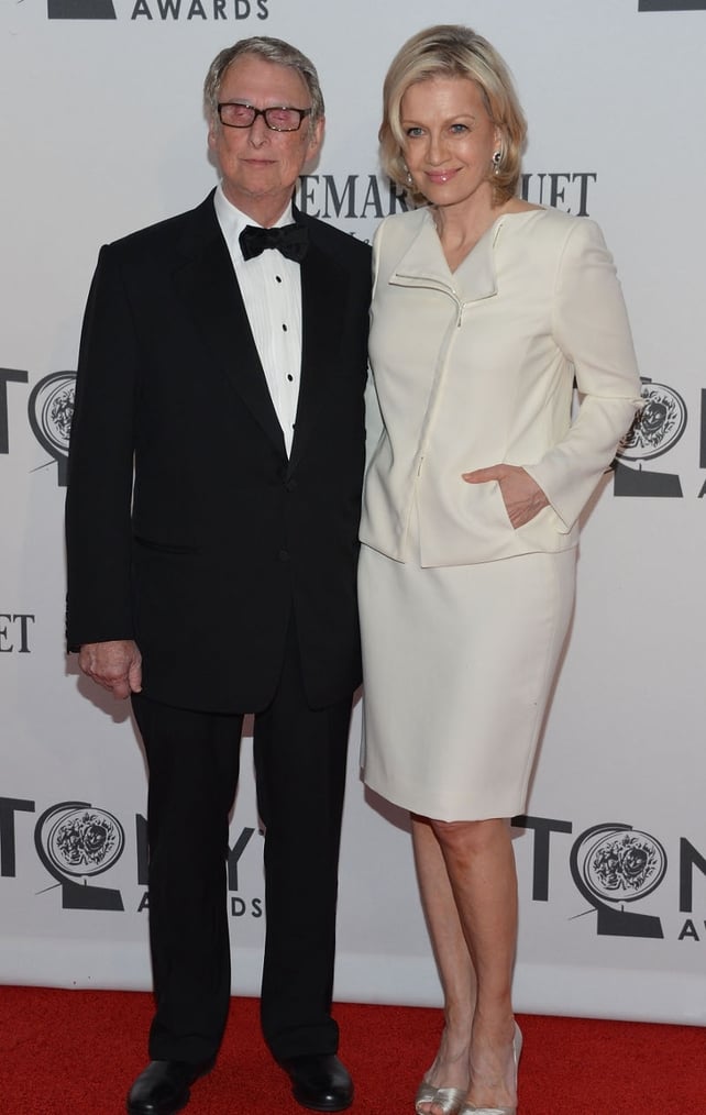 Mike Nichols and Diane Sawyer