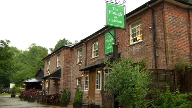 Plough Inn pub near the Prime Minister's country retreat Chequers
