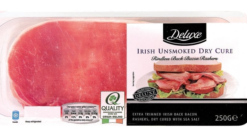 Lidl's Irish, unsmoked, dry cure rasher won big on the night