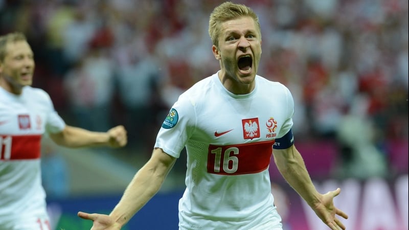 Jakub Blaszczykowski after his equaliser