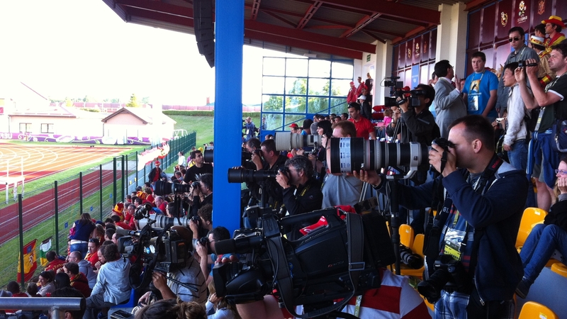 Media interest in the Spanish team is considerable
