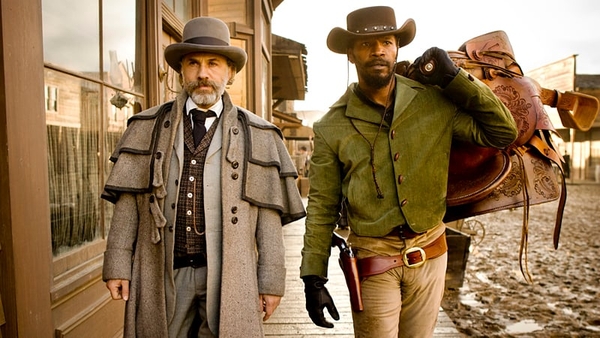 Jamie Foxx and Christoph Waltz in Django Unchained