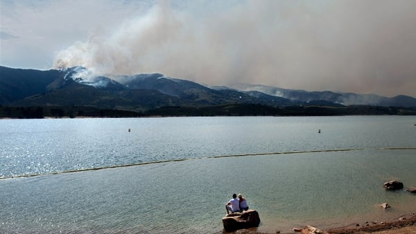 A wildfire has burned some 37,000 acres in the US state of Colorado