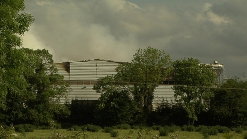The company said the fire will have no impact on services or employment