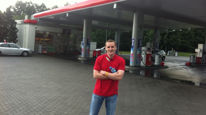 Glenn Mason may have been on the road a little too long as he seems to have developed a rather bizarre fascination with service station forecourts