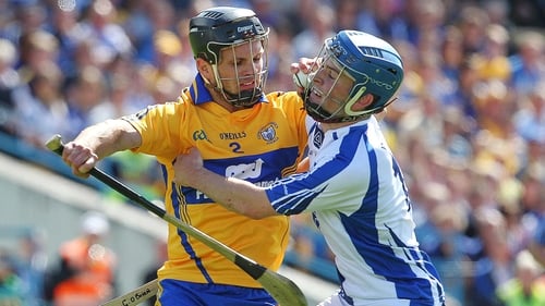 Clare's Domhnall O'Donovan and Gavin O'Brien of Waterford