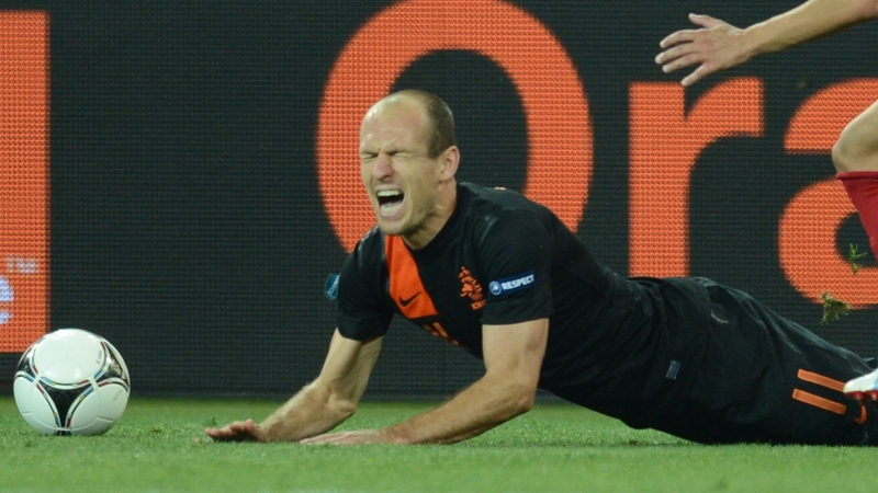 Euro 2012 turned into a painful experience for Arjen Robben and his Netherlands team-mates