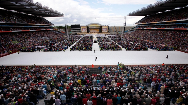 Around 80,000 people attended the closing ceremony