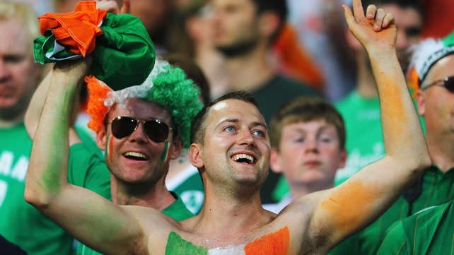 Shirts on for the Boys in Green... please