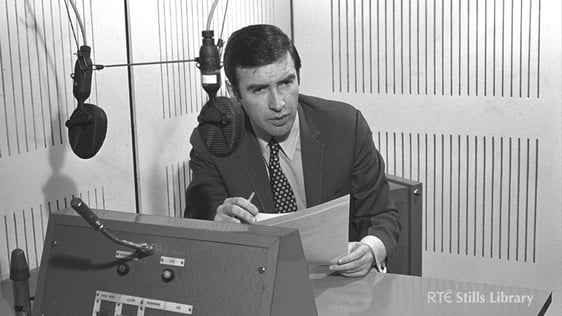 Broadcaster, Seán Duignan, who presents this news item is pictured here presenting the News Roundup…