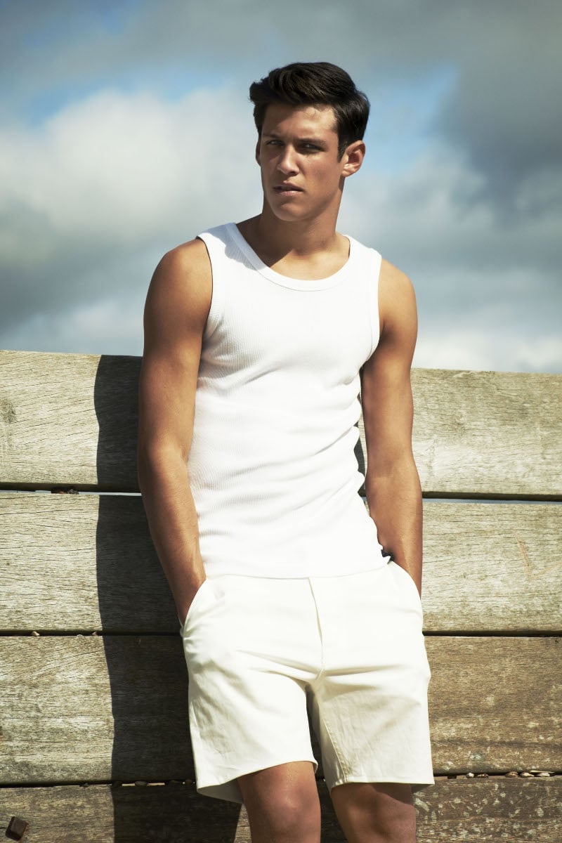 Debenhams, Red Herring white vest €13, New England shorts €28