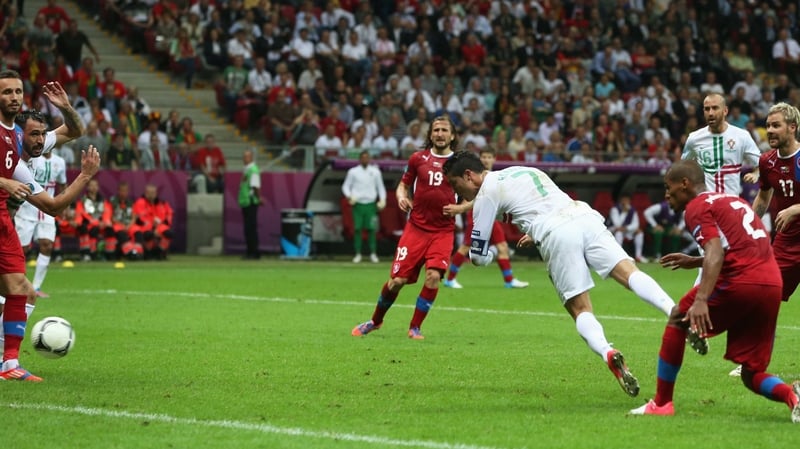 Ronaldo's late goal sent Portugal through to the last four