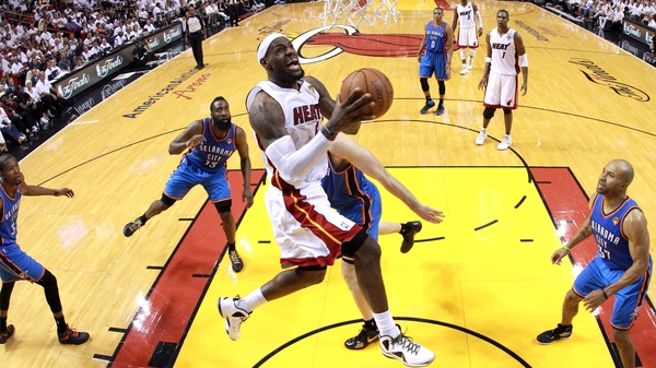 LeBron James beat his previous career best of 56 points