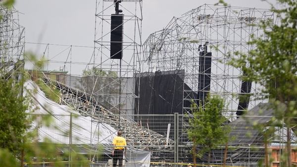 Radiohead postponed their tour following on from the fatal roof collapse which left one dead and three injured