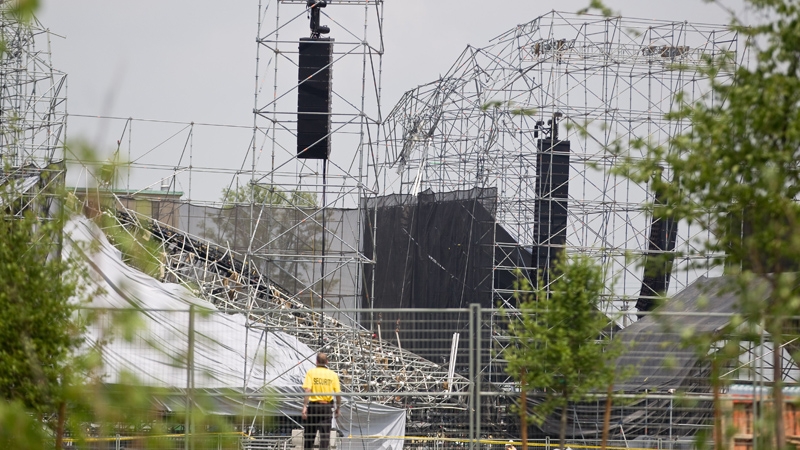 Radiohead postponed their tour following on from the fatal roof collapse which left one dead and three injured