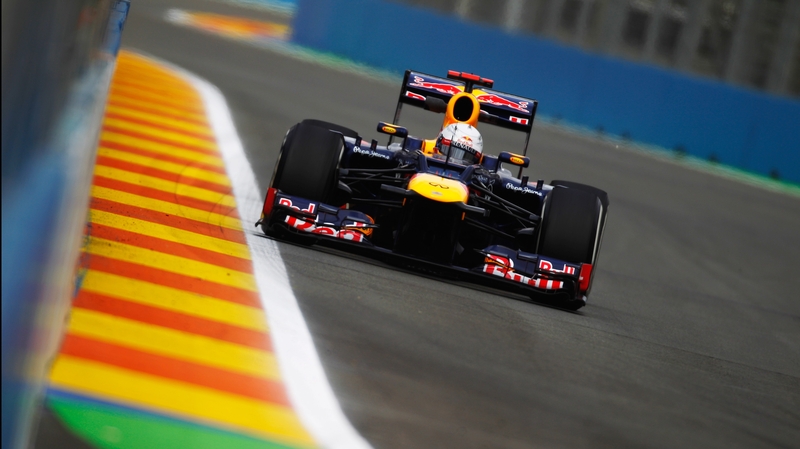 Sebastian Vettel was the fastest in today's practice sessions in Valencia