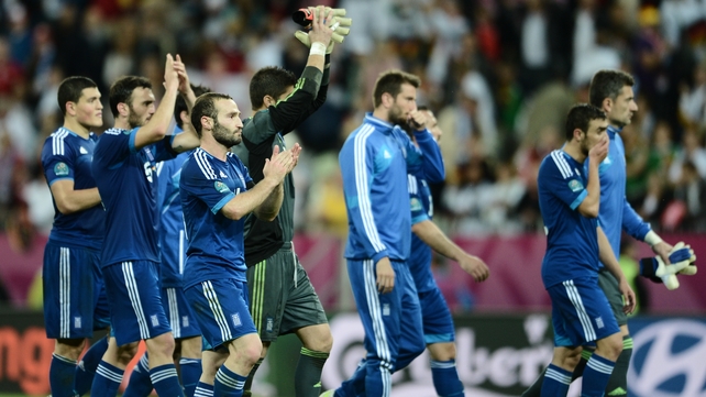 Greek players pay tribute to their vocal supporters
