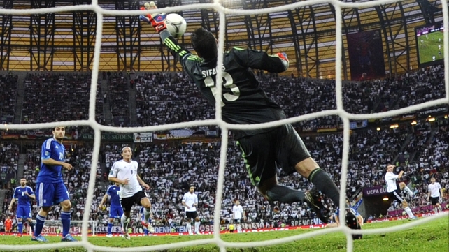 Phillip Lahm opened the scoring with a blistering shot