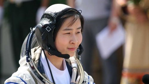 China's first female astronaut Liu Yang is on board the spacecraft
