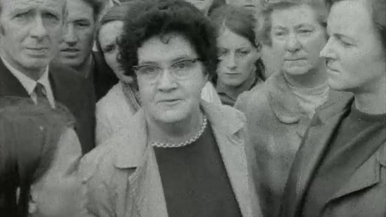 The accompanying image is from a RTÉ Television news report from 14 August 1969, where people from …