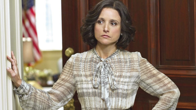Julia Louis-Dreyfuss is in top form as VP Selena Meyer in Jeep