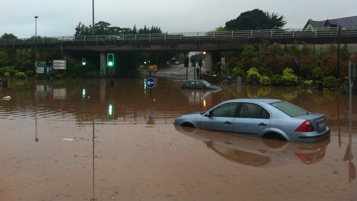 Paschal Sheehy reports that heavy overnight rain causes chaos in Cork